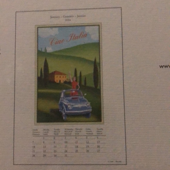 New’24Calendar ‘I Love Italy’ Macart NEW Vintage Advertising Pics - Picture 4 of 6